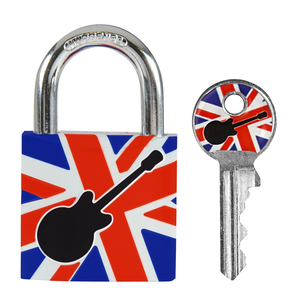 [3520190942395] Hangslot Masterlock 30mm gitaar motief
