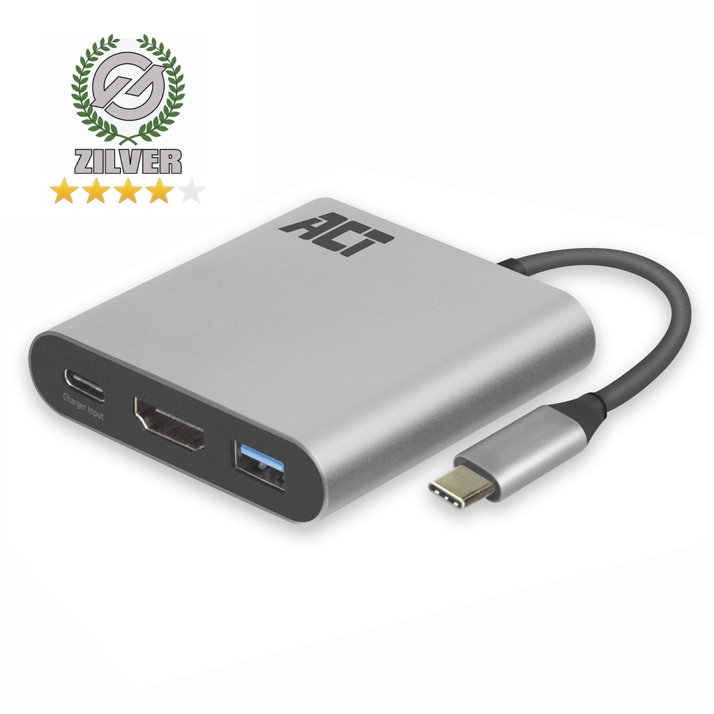 [AC7022] Adapter ACT USB-C multiport voor 1 HDMI monitor