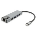 USB-C 4K docking station voor 1 HDMI monitor