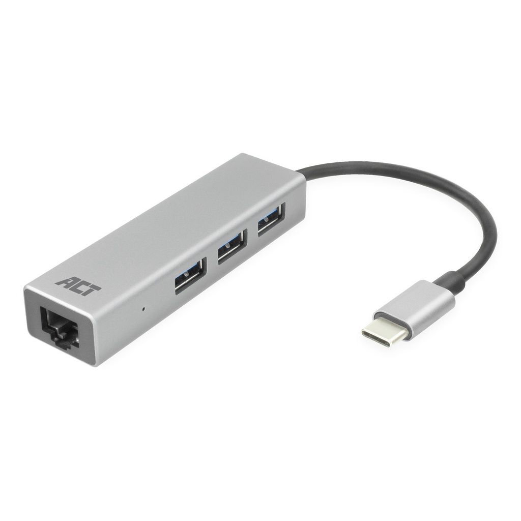 [AC7055] USB-C hub 3.0 3x USB-A Gigabit ethernet