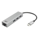 USB-C hub 3.0 3x USB-A Gigabit ethernet