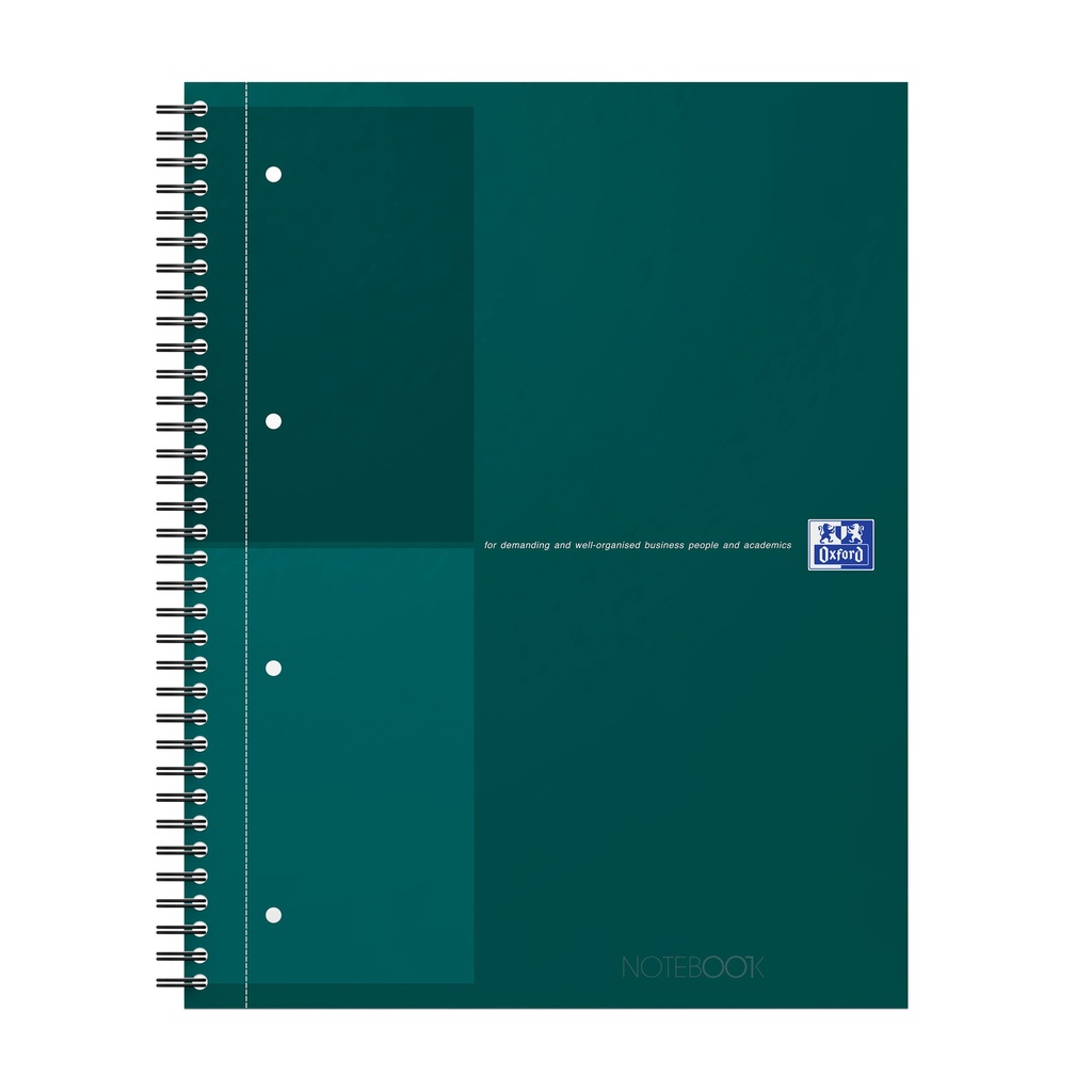 [400194460] Spiraalblk Oxf International Notebk A4+ lijn groen