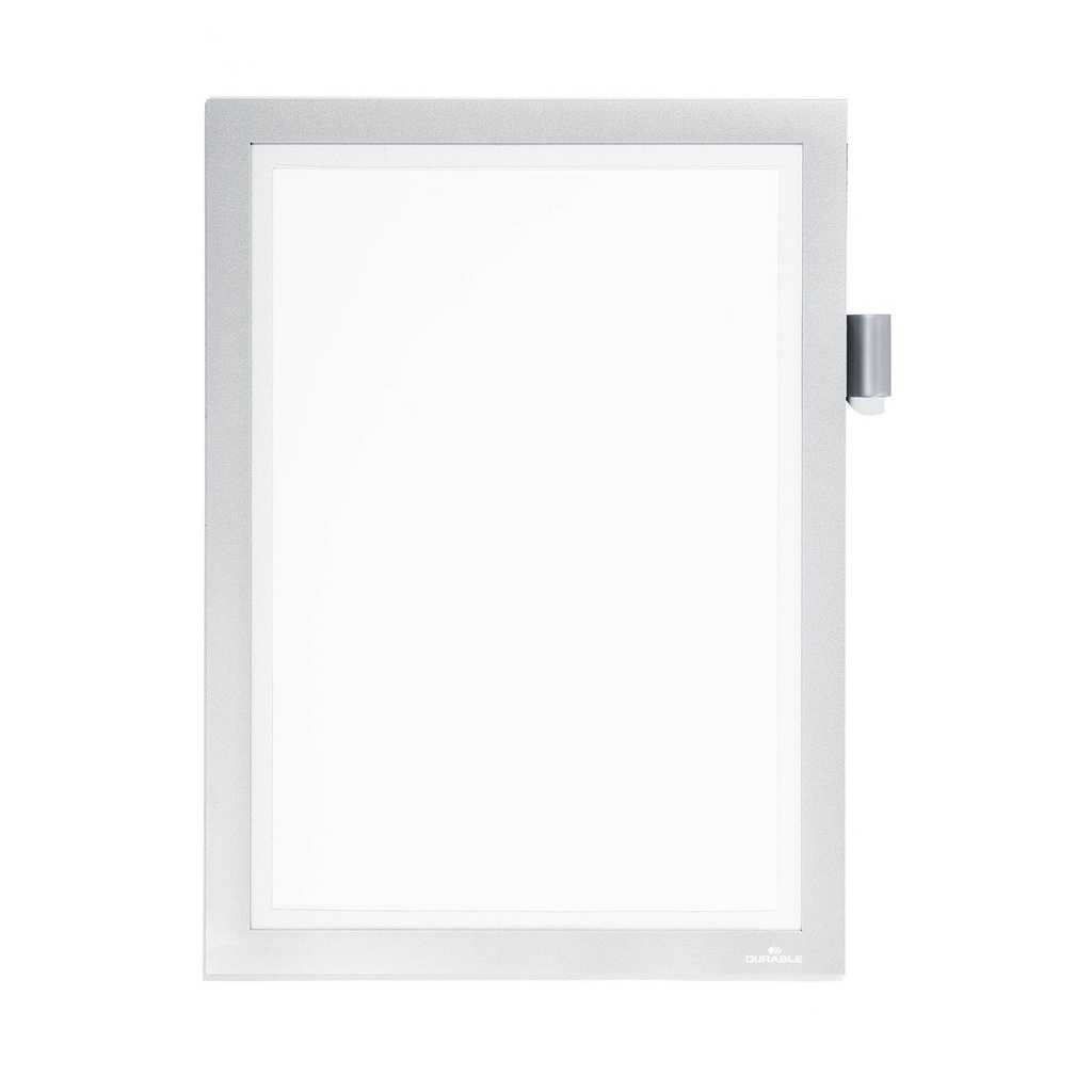 [498923] Duraframe Durable magnetisch A4 Note zilver