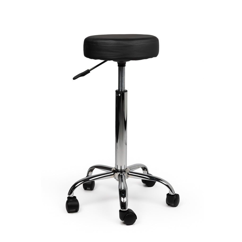 [8719198121115] Tabouret kruk zwart hoge gasveer