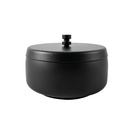 Asbak BRASQ tafelmodel 1 liter met deksel zwart