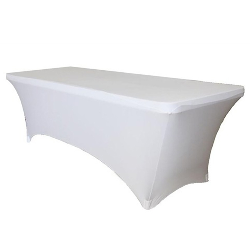 [8712615] Tafelrok BRASQ 183x76x74cm wit