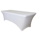 Tafelrok BRASQ 183x76x74cm wit