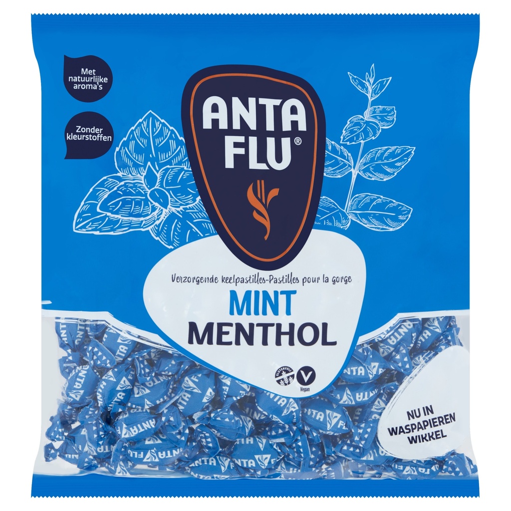 [38628] Keelpastilles Anta Flu mint zak 1 kilogram
