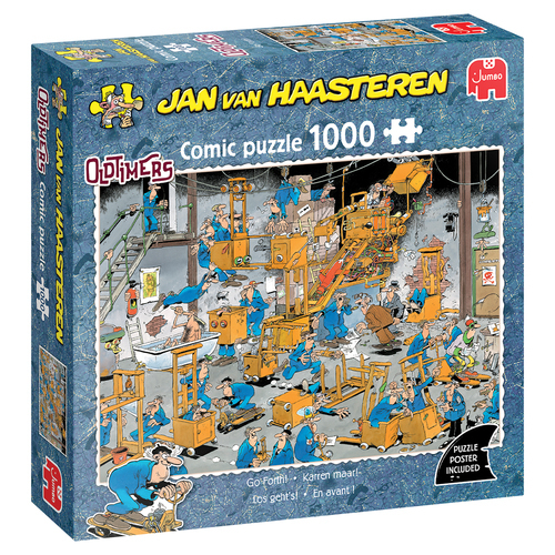 [1110100528] Puzzel JvH Oldtimer Karren maar! 1000st