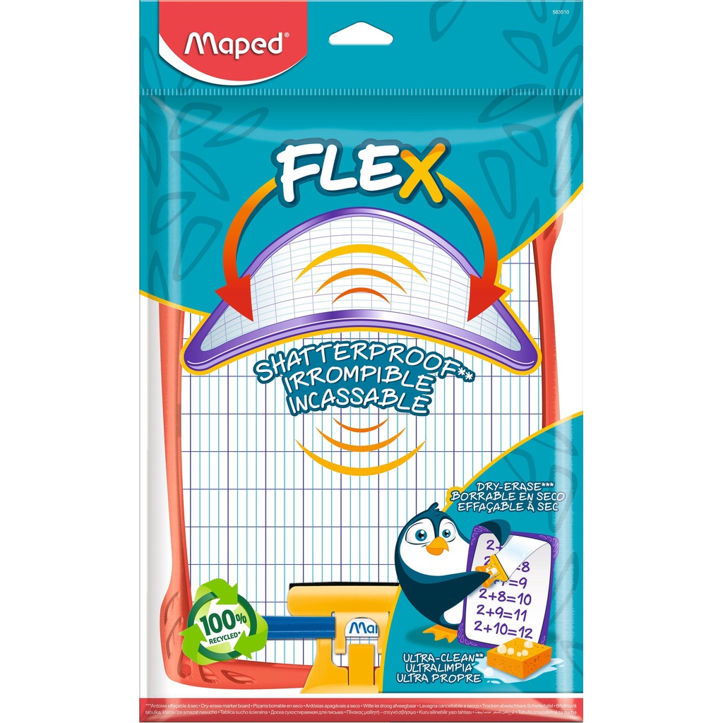 [583510IN] Whiteboard Maped Flex onbreekbaar assorti