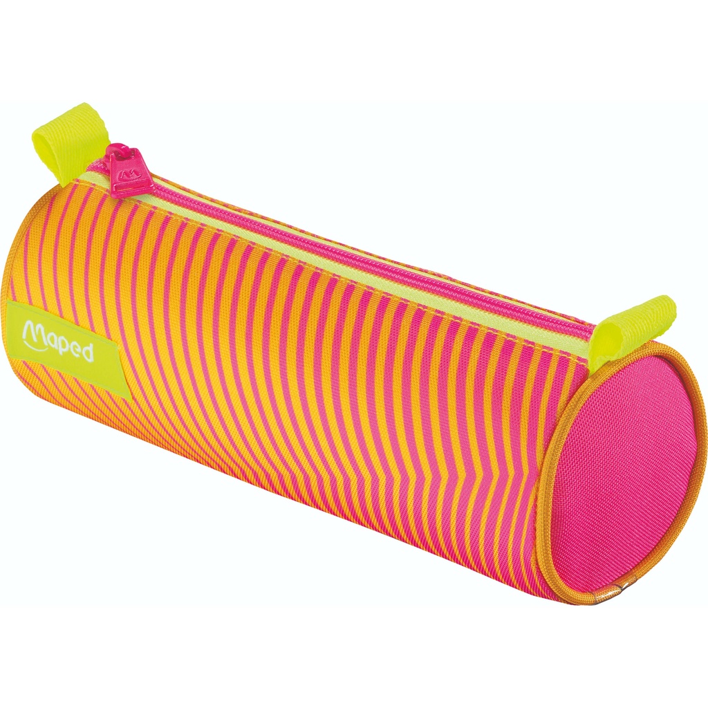 [932901] Etui Maped Neon rond oranje roze