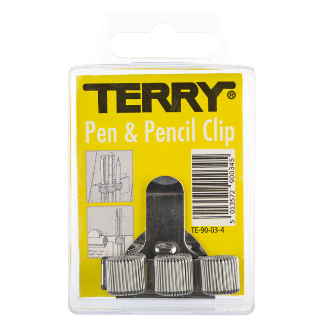 [TE-90-03-4] Penhouder Terry clip voor 3 pen/potlood