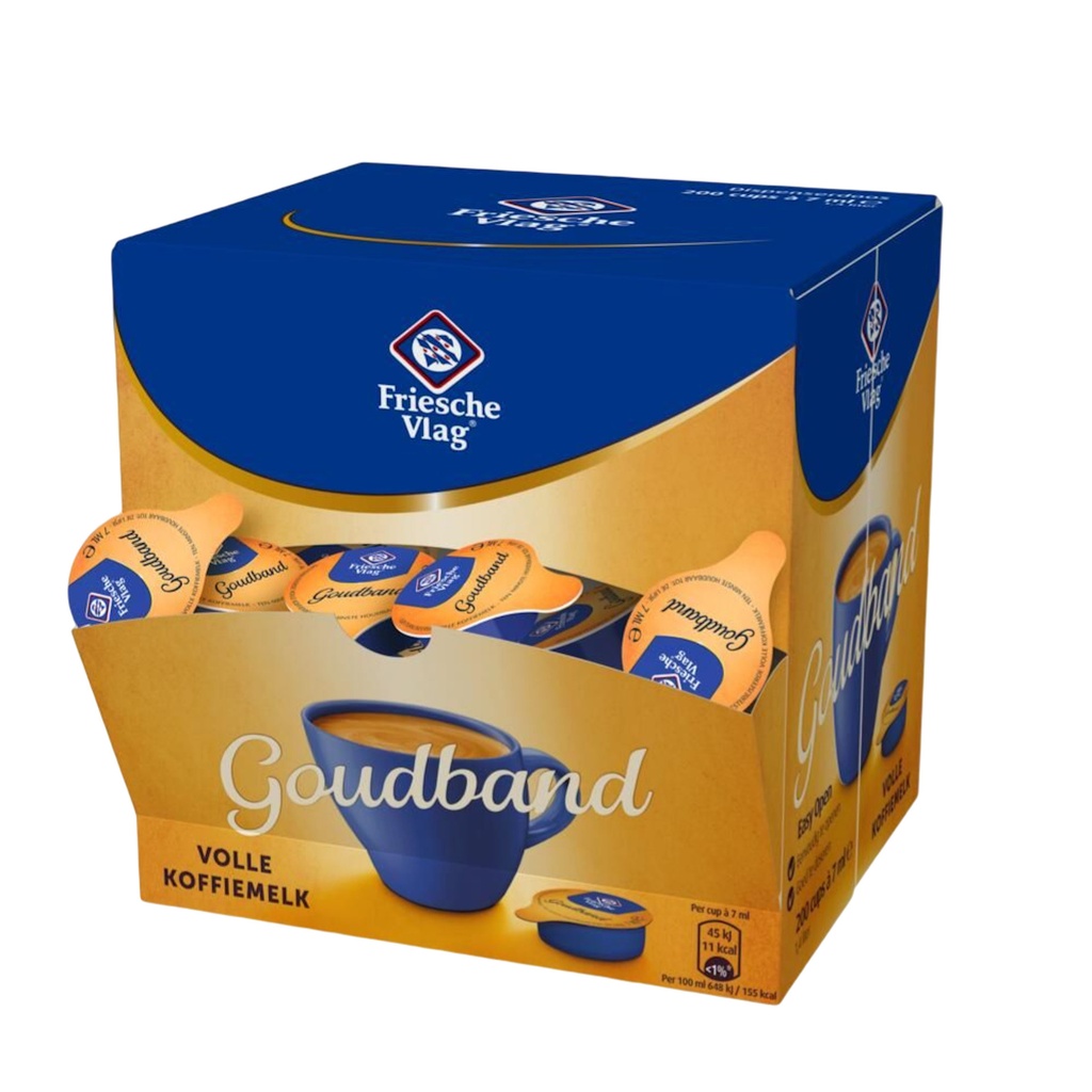 [11904] Koffiemelk Friesche Vlag goudband 7 ml 200 cups