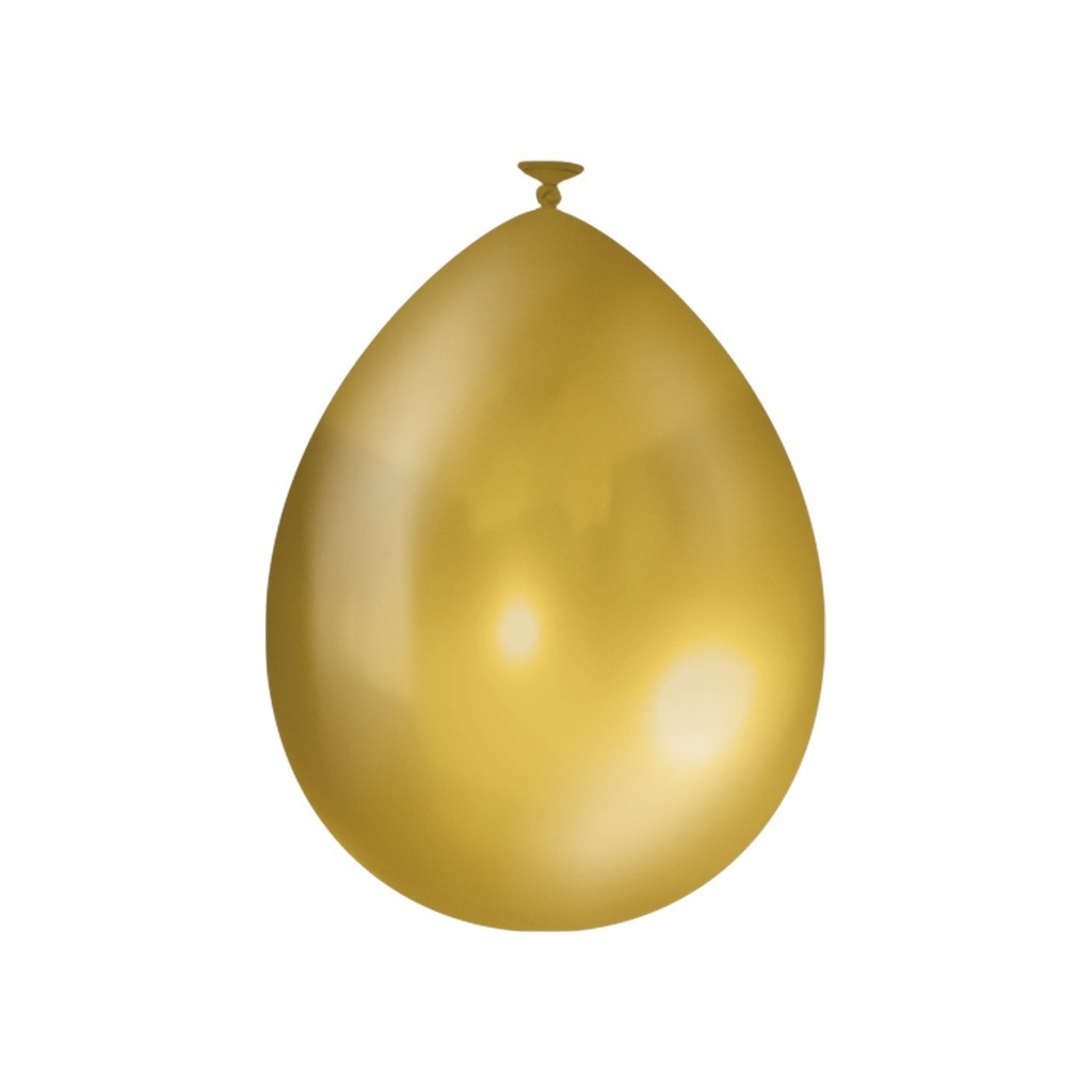 [2054001] Balloons metallic 10 pcs Gold