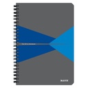 Notitieboek Leitz Office A5 lijn 180pag grijs bl