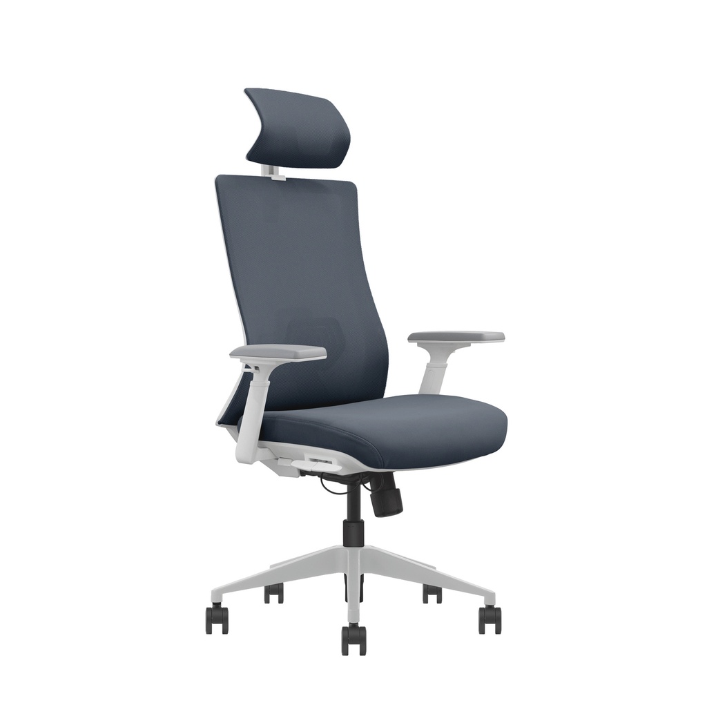 [01.VER.WH.GREY] Bureaustoel Euroseats Verona grijs