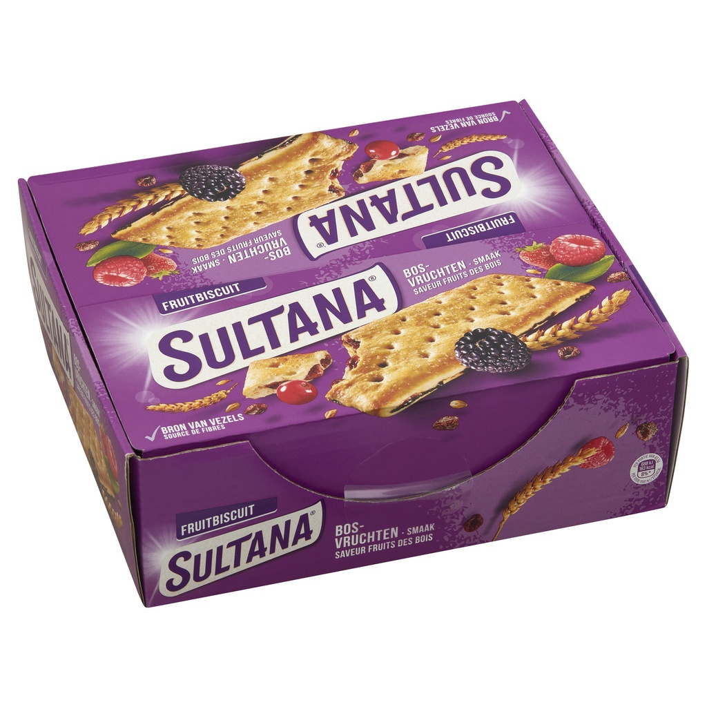 [008284H] Fruitbiscuit Sultana bosvruchten 3 pack