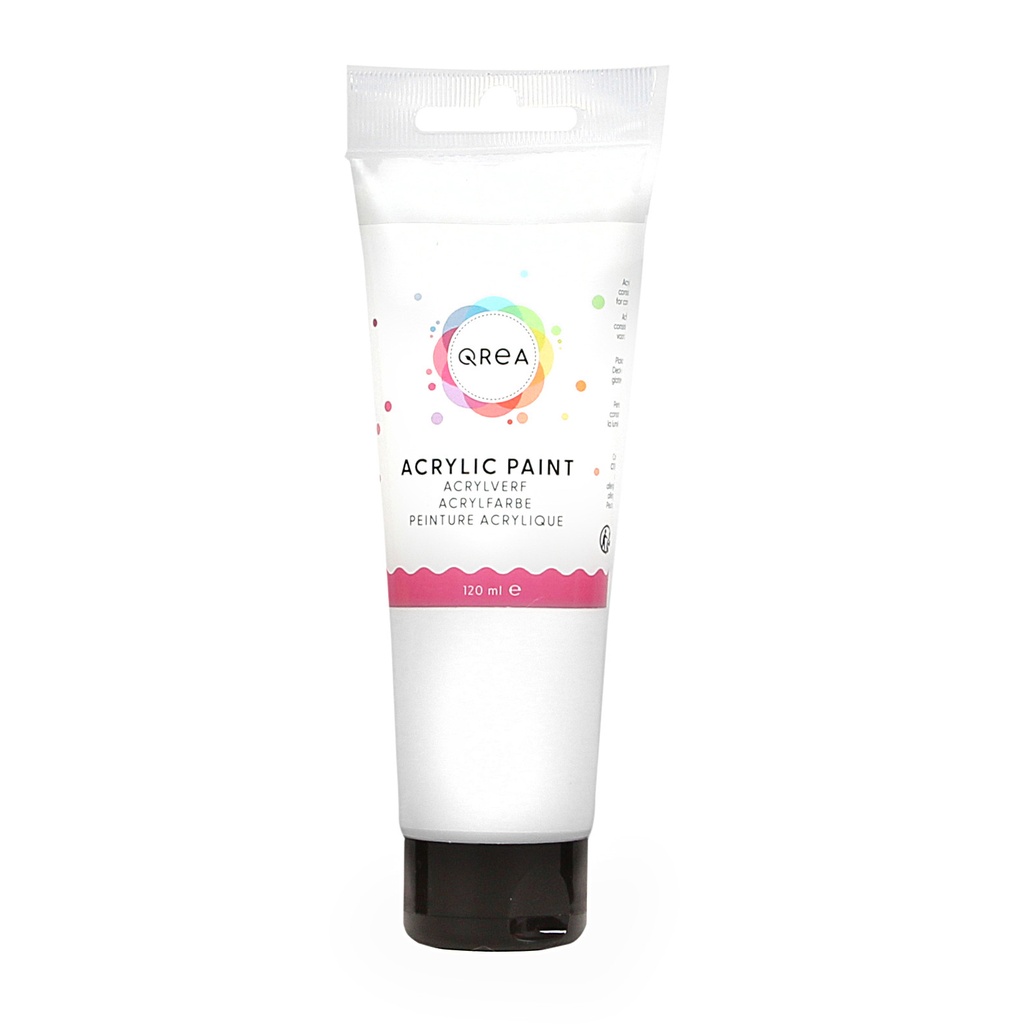 Acrylverf Qrea 120 ml wit