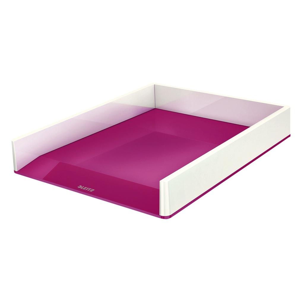 [53611023] Brievenbak Leitz WOW wit/roze