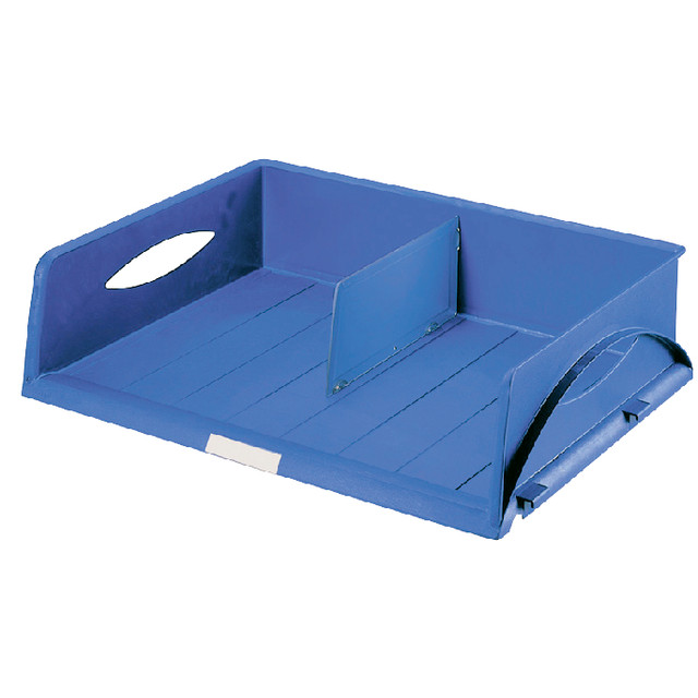 [52320035] Brievenbak Leitz Sorty Jumbo A3 dwars blauw