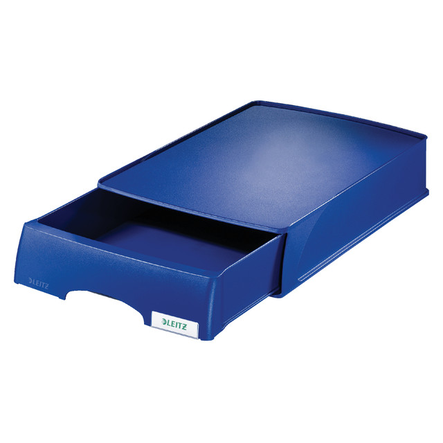 [52100035] Brievenbak Leitz Plus met lade A4 maxi blauw