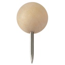 Punaises Nobo hout voor memobord 40st