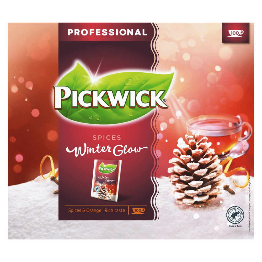 [8711000585276] Thee Pickwick winterglow 100x2gr