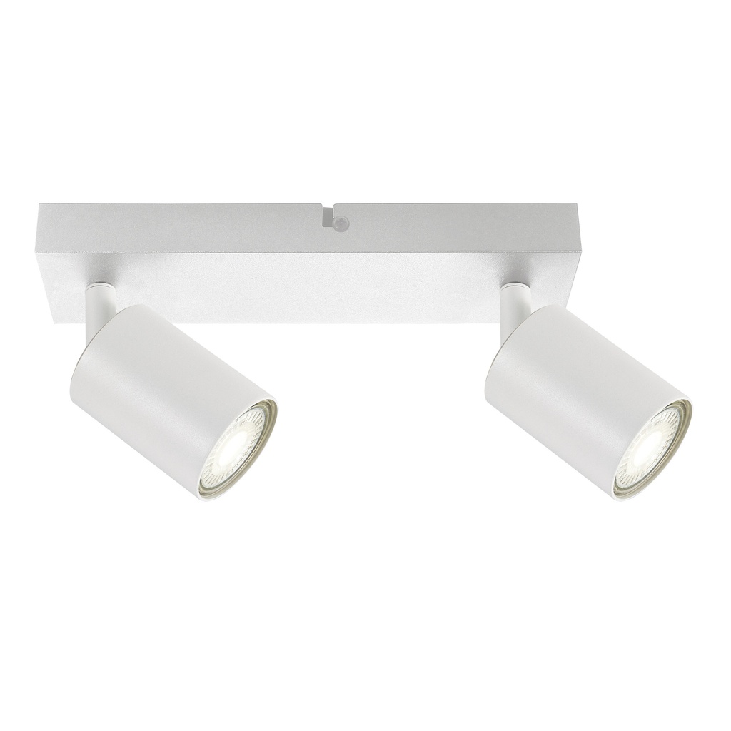 Plafondspot Integral Siena 2 spot IP20 GU10 wit