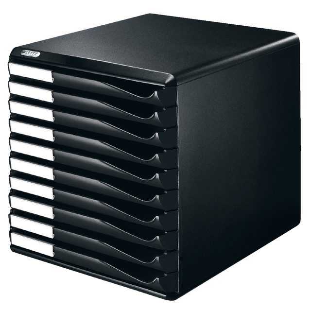[52940095] Ladenblok Leitz A4 10 laden zwart