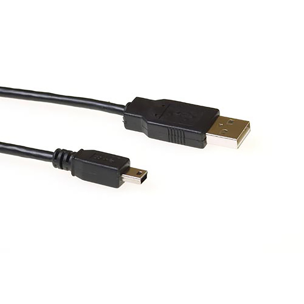 [SB2412] Kabel USB USB mini-B 2.0 M 5pin 1.8 meter zwart