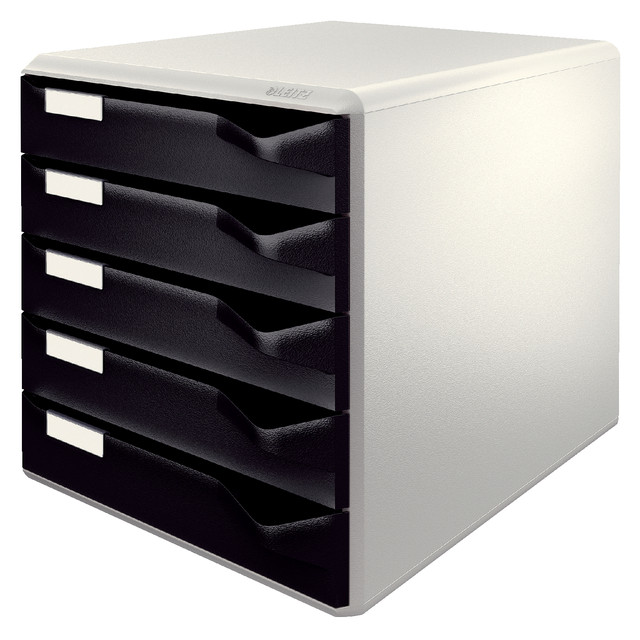 [52800095] Ladenblok Leitz A4 5 laden zwart/wit
