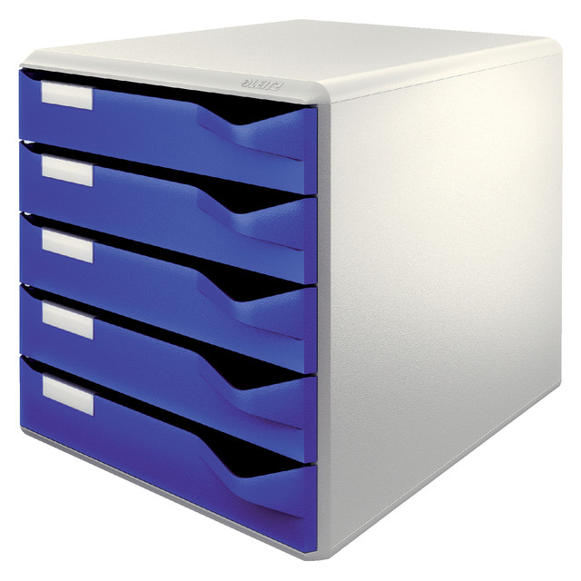[52800035] Ladenblok Leitz A4 5 laden blauw/wit