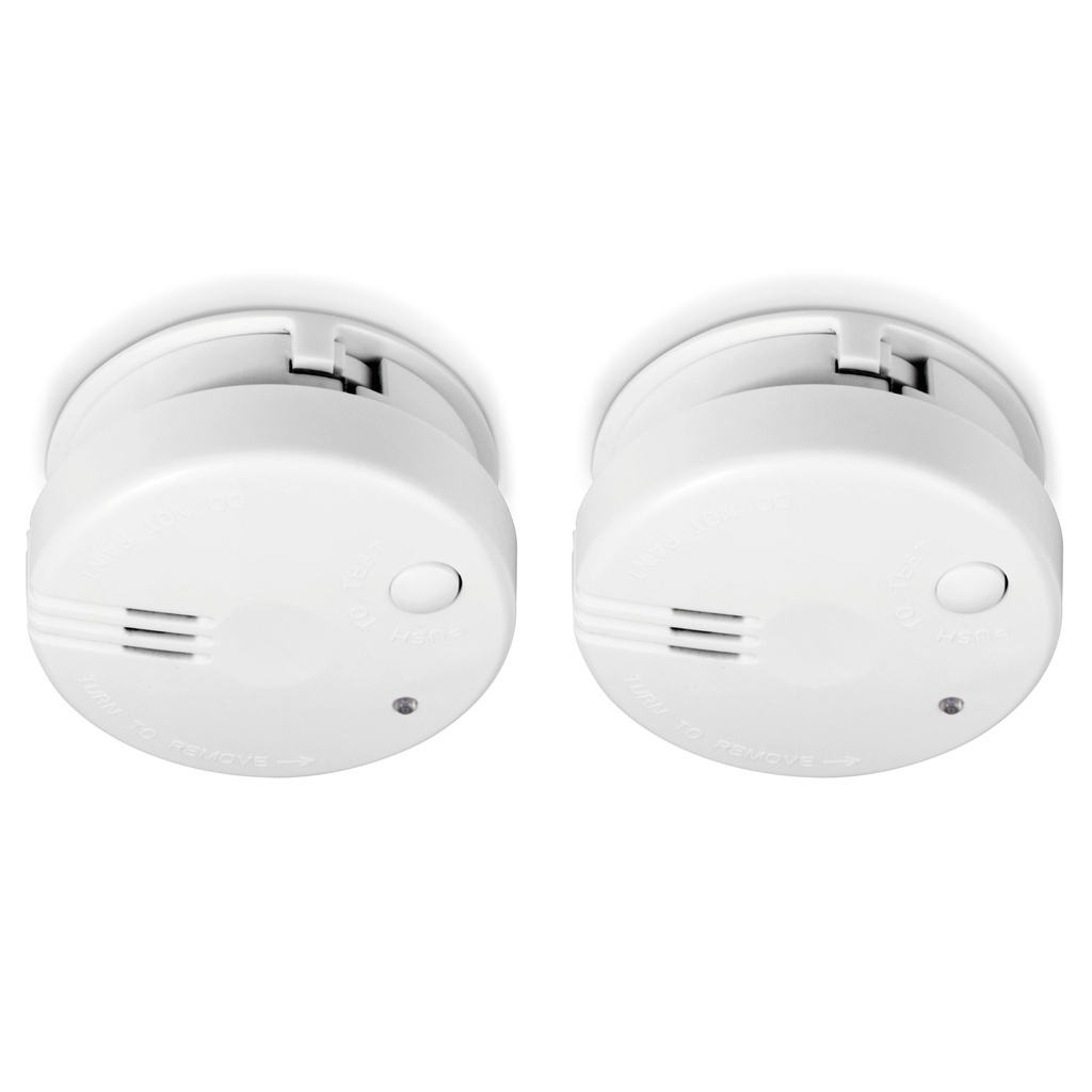 [SA102] Rookmelder Alecto mini 2 stuks met 5 jaarbat wit