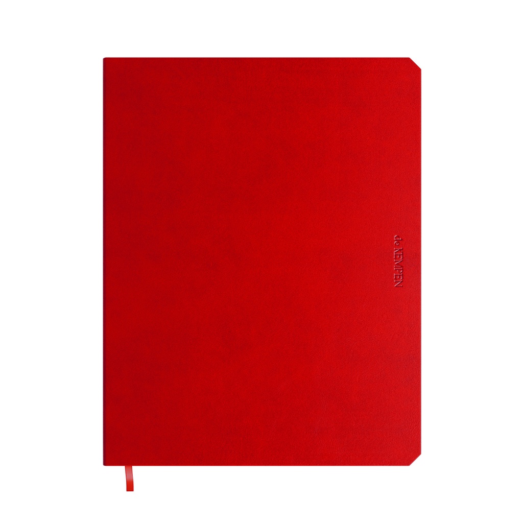 [5.196.3344.07.6.8] Notbk de KEMPEN Poppy 171x220 lijn 192pag rood