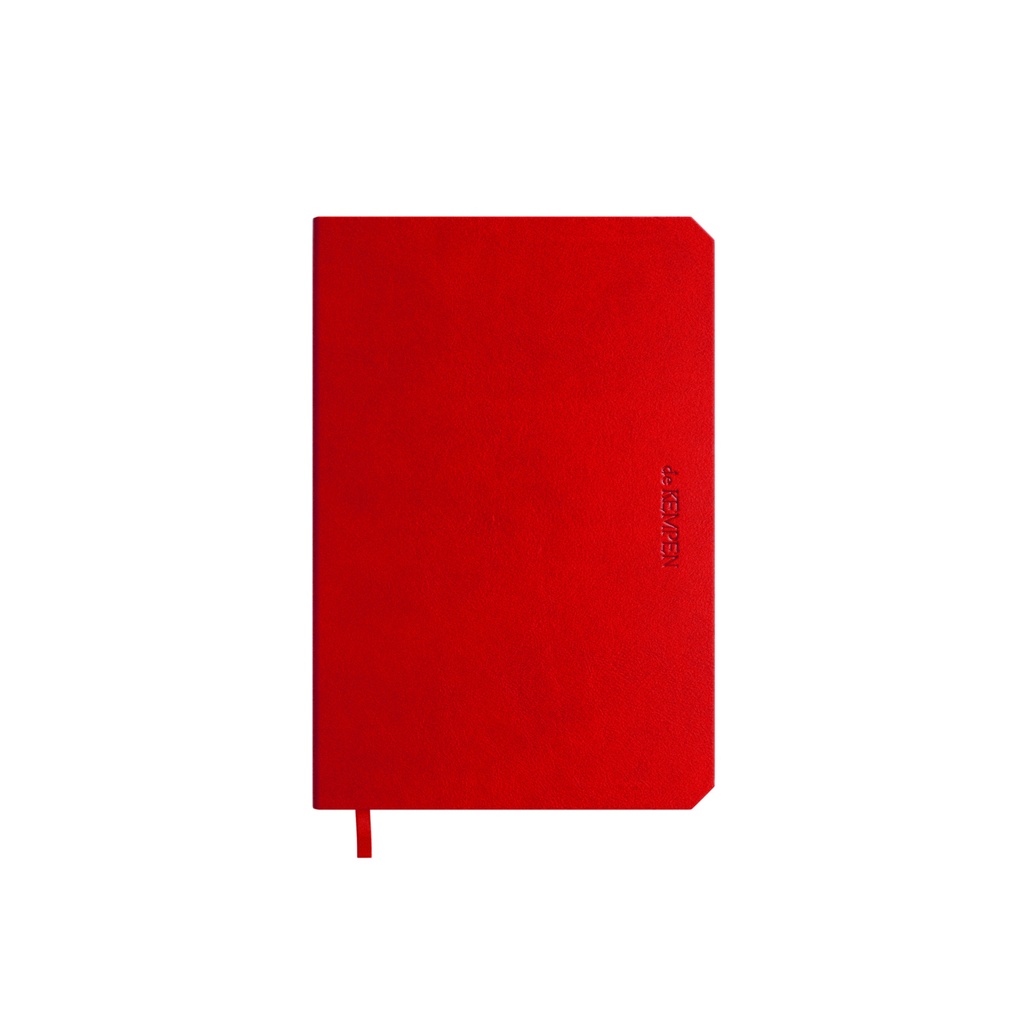 [5.796.3344.07.6.8] Notbk de KEMPEN Poppy 110x160 lijn 160pag rood