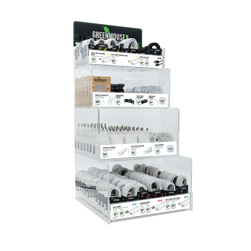 [10222201] Kassadisplay Green Mouse telefoonaccessoires