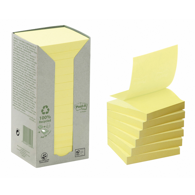 [R330-1T] Memoblok Post-it Z-Note R3301T recycled 76x76mm gl