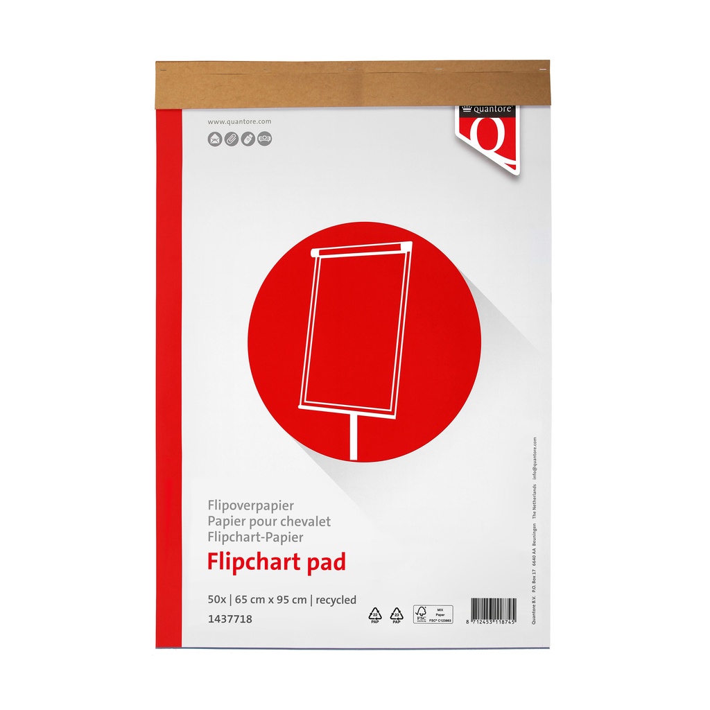 [1739] Flipoverpap Quantore 65x95cm recycled 74gr