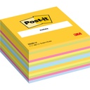 Memoblok Post-it 2030 76x76mm kubus ultra assorti