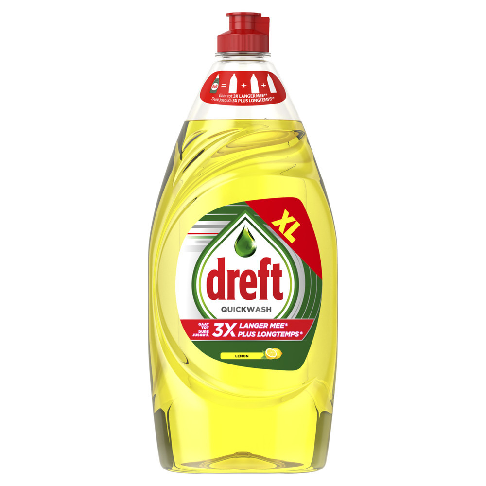 Afwasmiddel Dreft citroen Quickwash 820ml