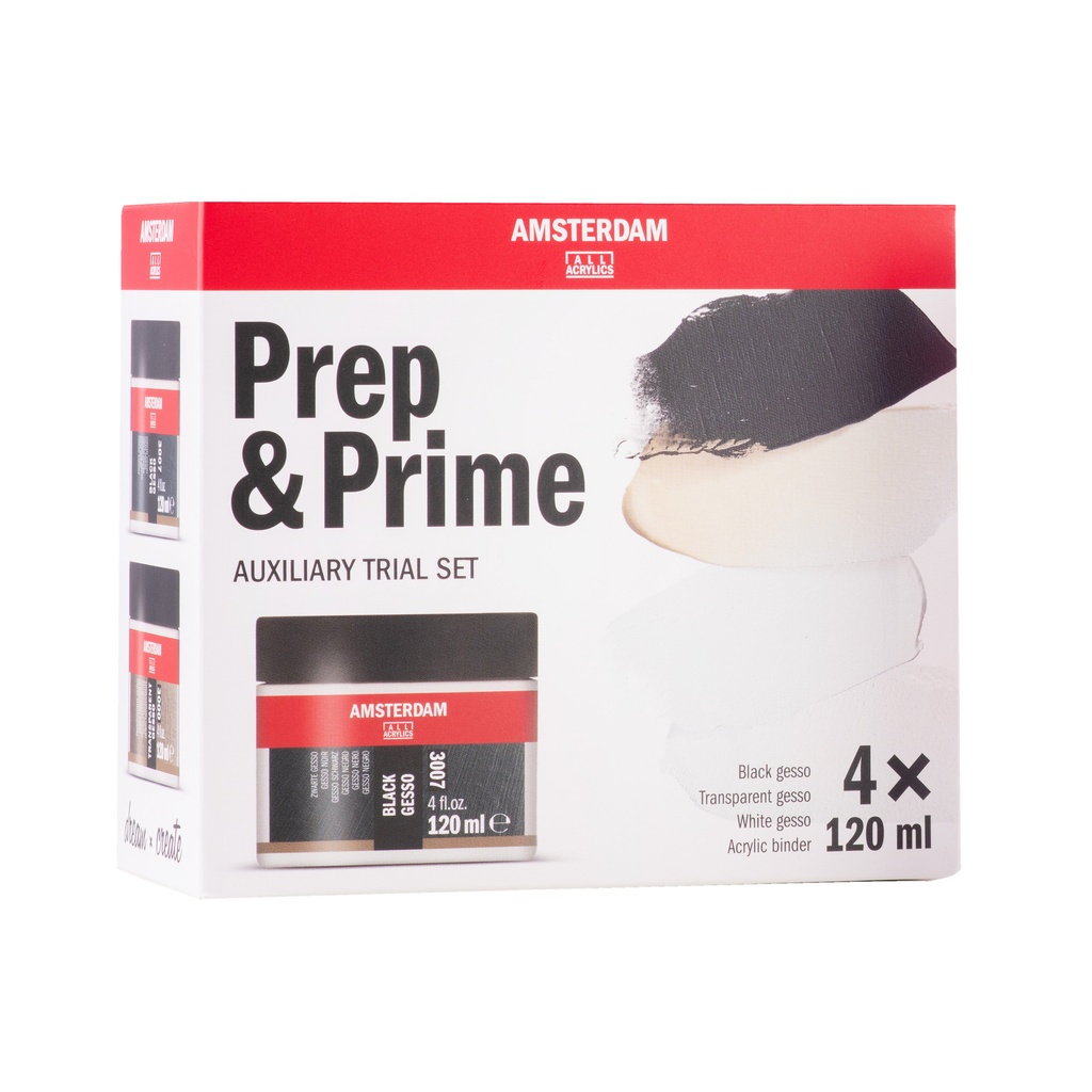 [24820000] Mediumset Amsterdam Mini Prep and Prime 4st
