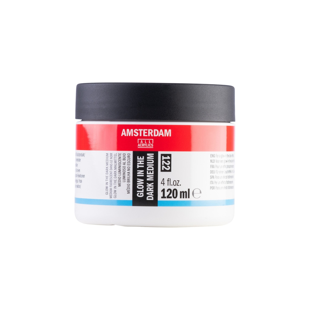 [24093122] Medium Amsterdam Mini 122 glow in the dark 120ml