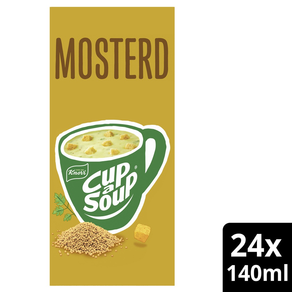 [64985889] Cup a Soup Knorr mosterd 24x140ml