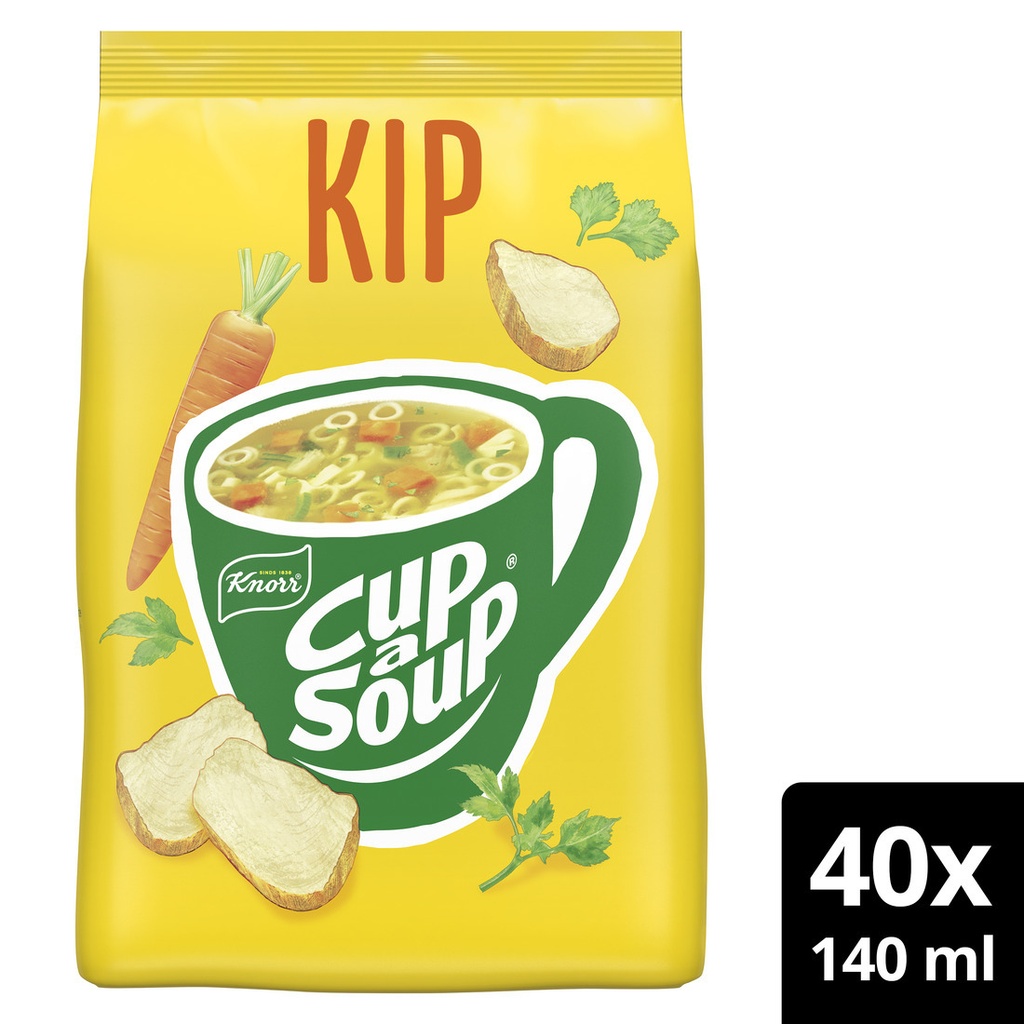 [65072037] Cup a Soup Knorr machinezak kip 140ml