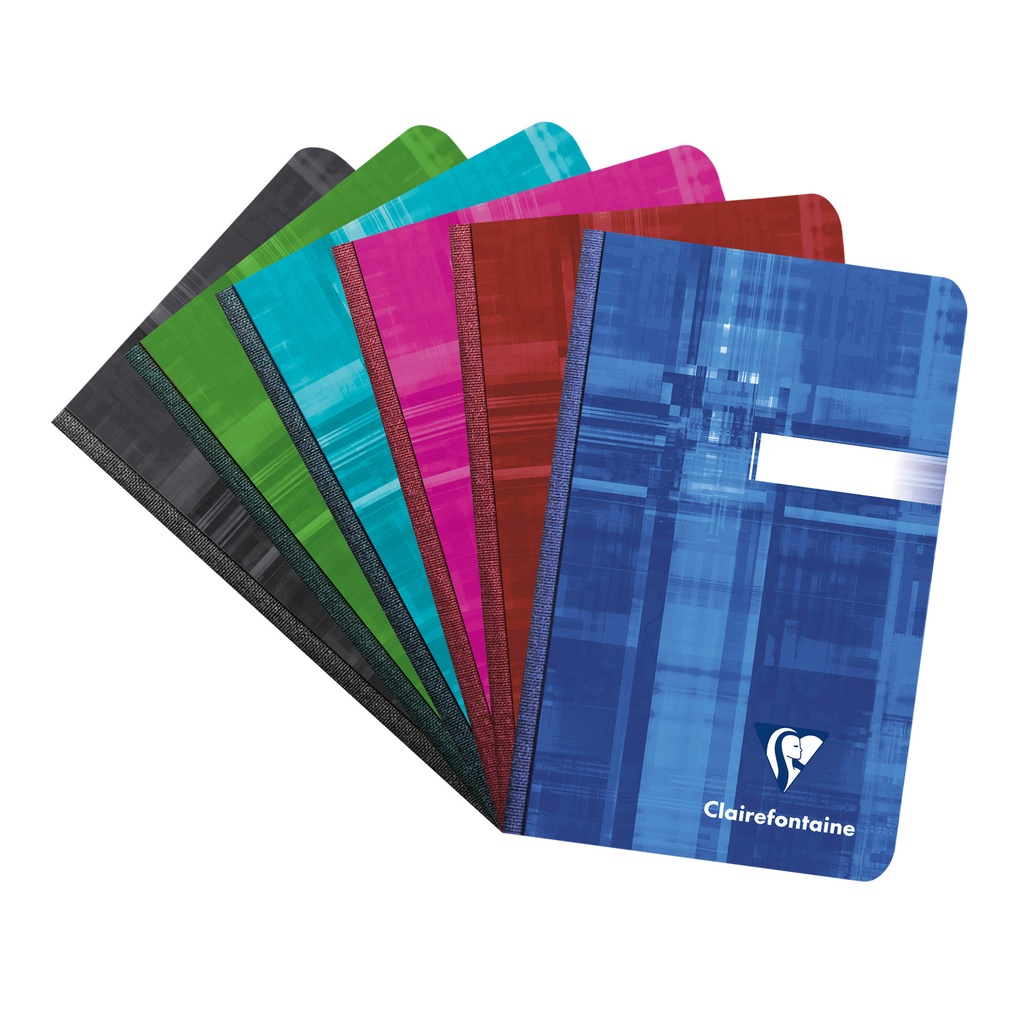 [9596C] Notitieboek Clairefontaine 90x140mm lijn assorti