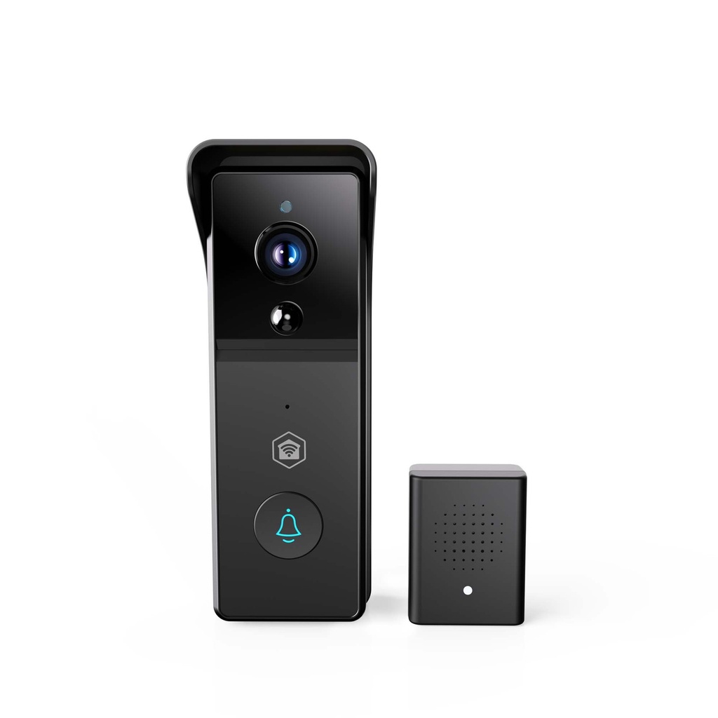 [WIFICDP21BK] Videodeurbel Nedis Wifi 3MP Full HD zwart