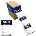Etiket Avery HACCP zondag-zwart 40x56mm 500st