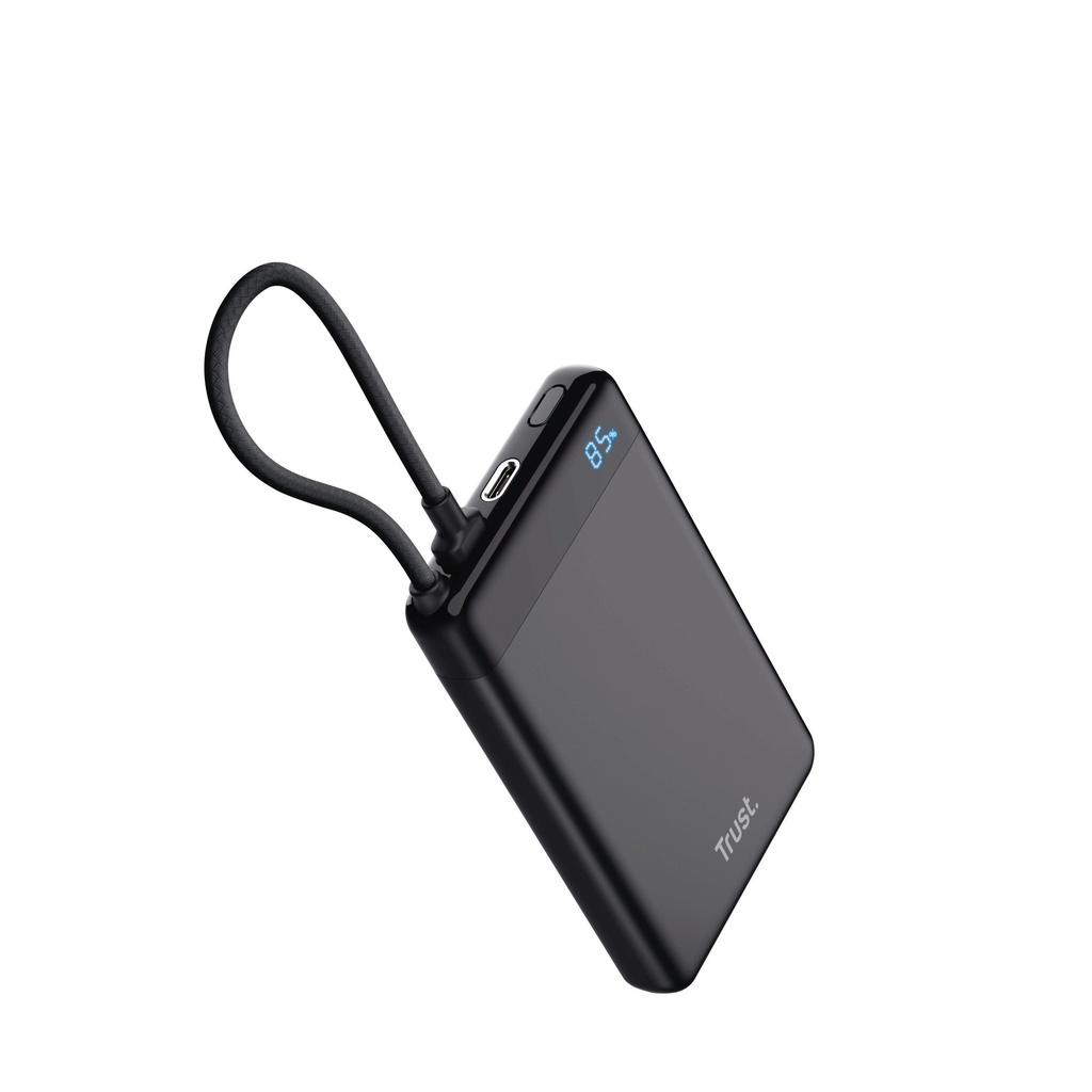 [25880] Powerbank Trust Fiera 10.000 met kabel