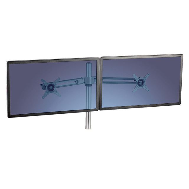 [8042901] Zit Sta monitorarm Fellowes dubbel zwart