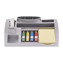 Bureau organiser Post-it C50 zilvergrijs incl inh